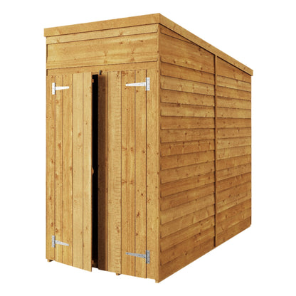 Store More 4 x 8 Pressure Treated Overlap Pent Shed