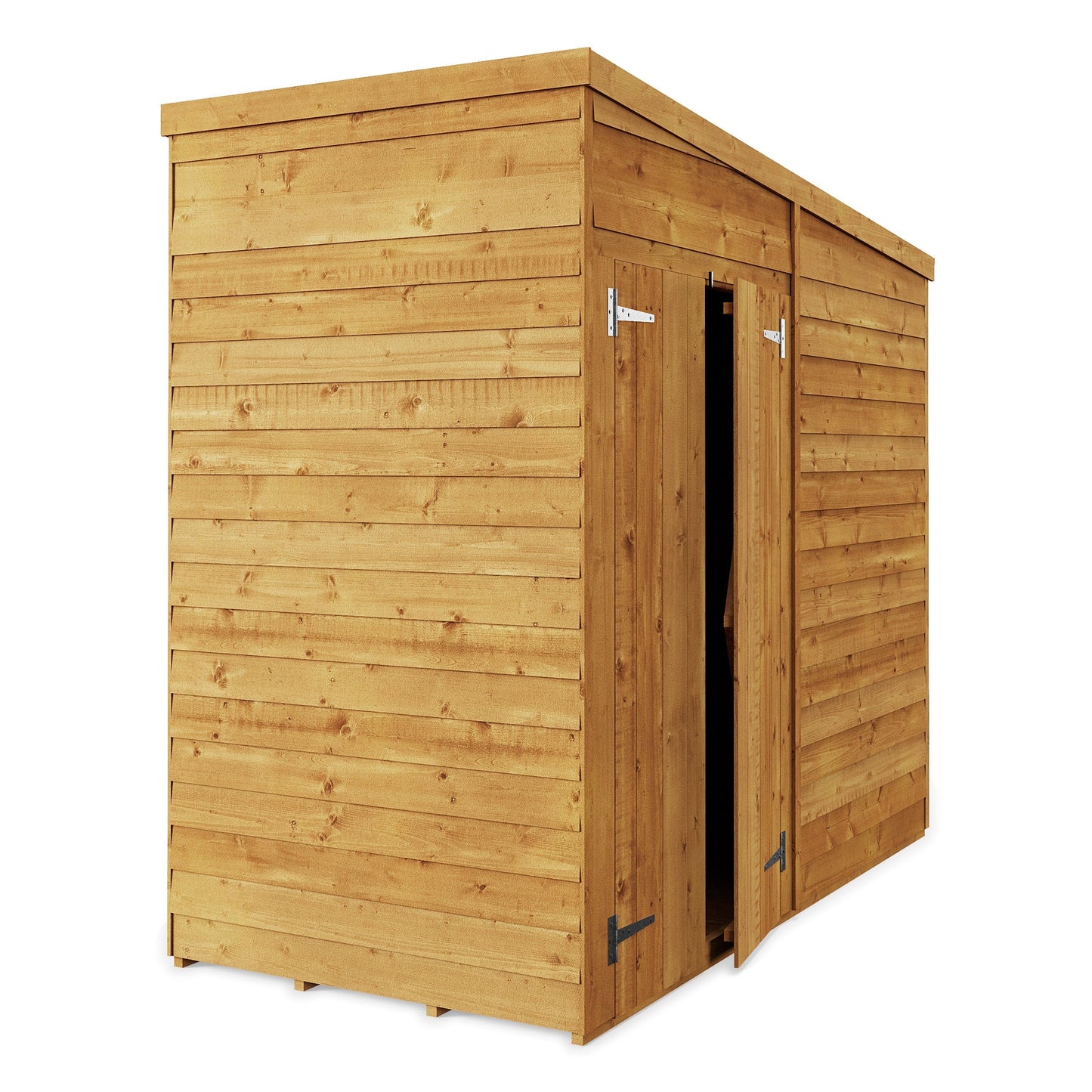 Store More 4 x 8 Pressure Treated Overlap Pent Shed