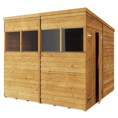 Store More 8 x 8 Pressure Treated Overlap Pent Shed