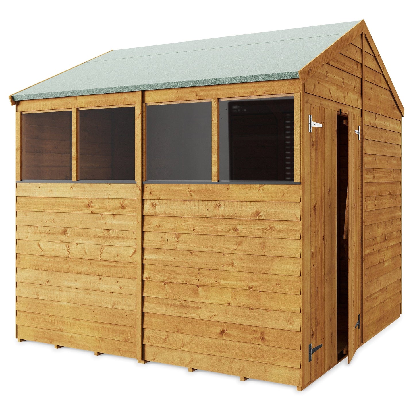 Store More 8x8 Shed Apex Overlap Windowed