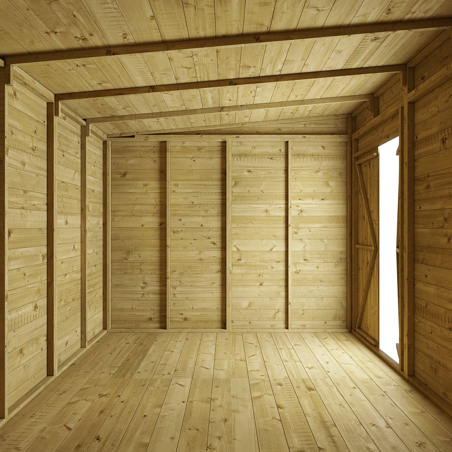 Store More 8 x 8 Tongue and Groove Pent Shed