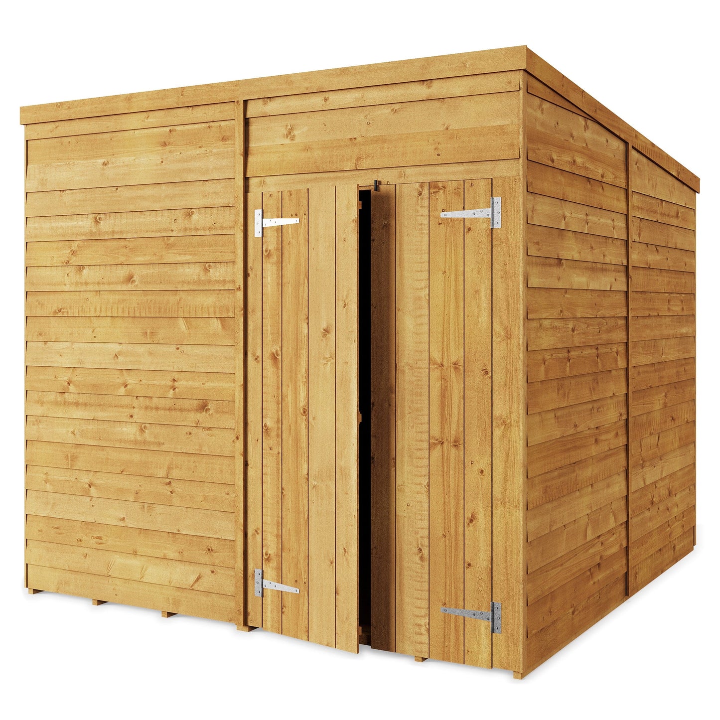Store More 8 x 8 Pressure Treated Overlap Pent Shed