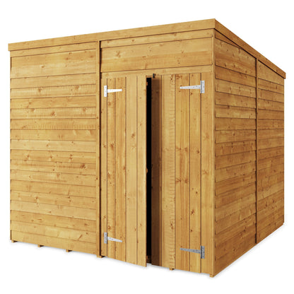 Store More 8 x 8 Pressure Treated Overlap Pent Shed