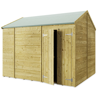 Store More 10 x 8 Tongue and Groove Apex Shed - Pressure Treated