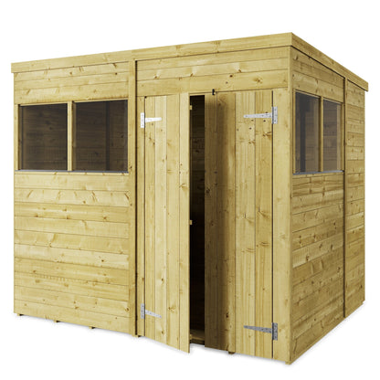 Store More 8 x 6 Tongue and Groove Wooden Pent Shed