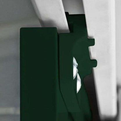 Globel 10x12ft Apex Metal Garden Shed - Green