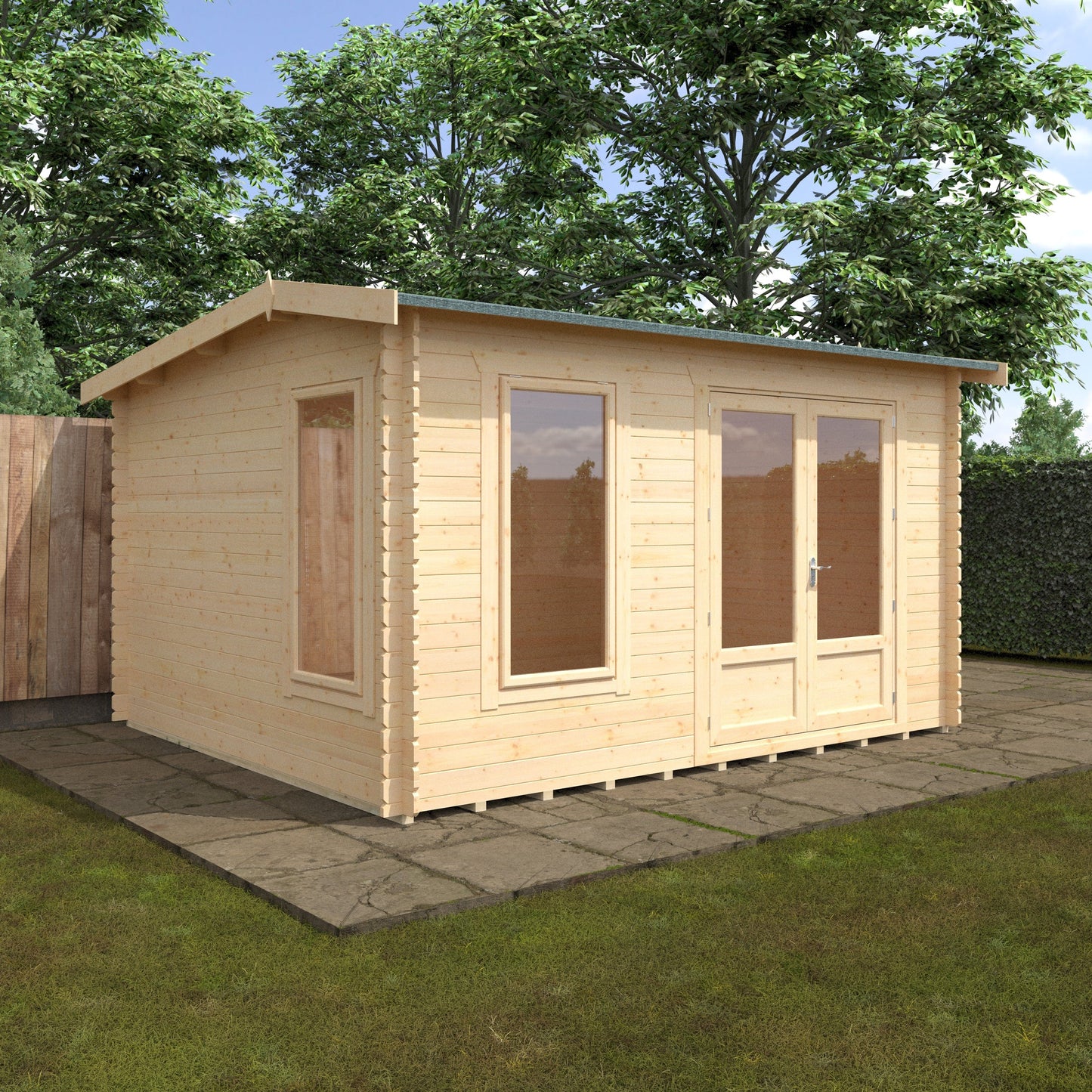 Wildlands 14x12 Longleat Log Cabin