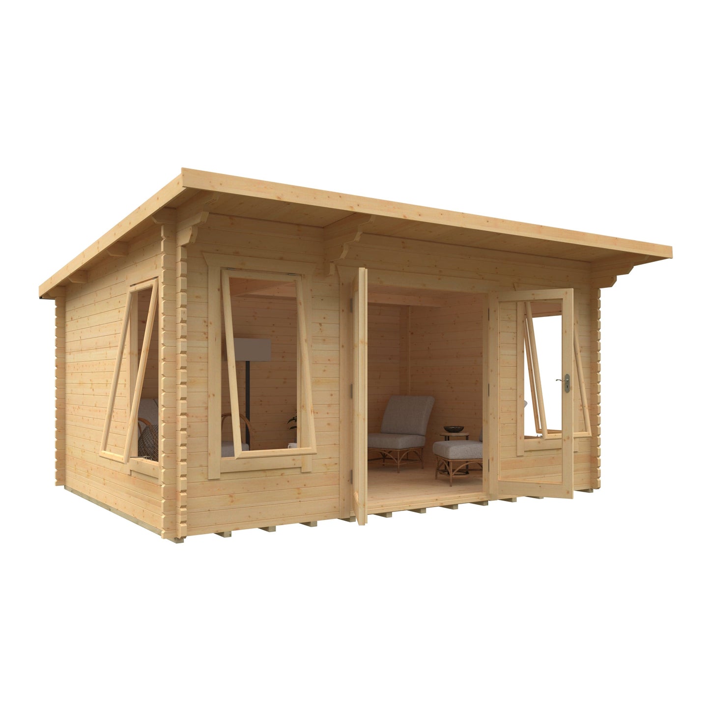 Wildlands 16 x 12 The Beausale 44mm Log Cabin