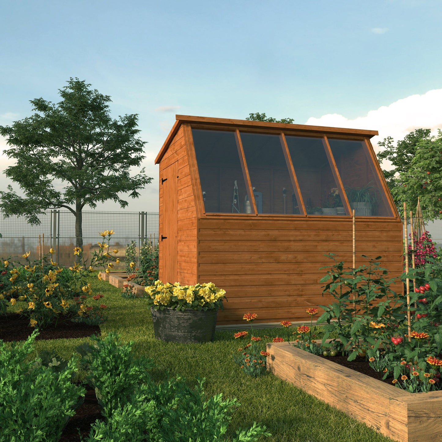 Wildlands 8x6 Jewel Shiplap Pent Potting Shed