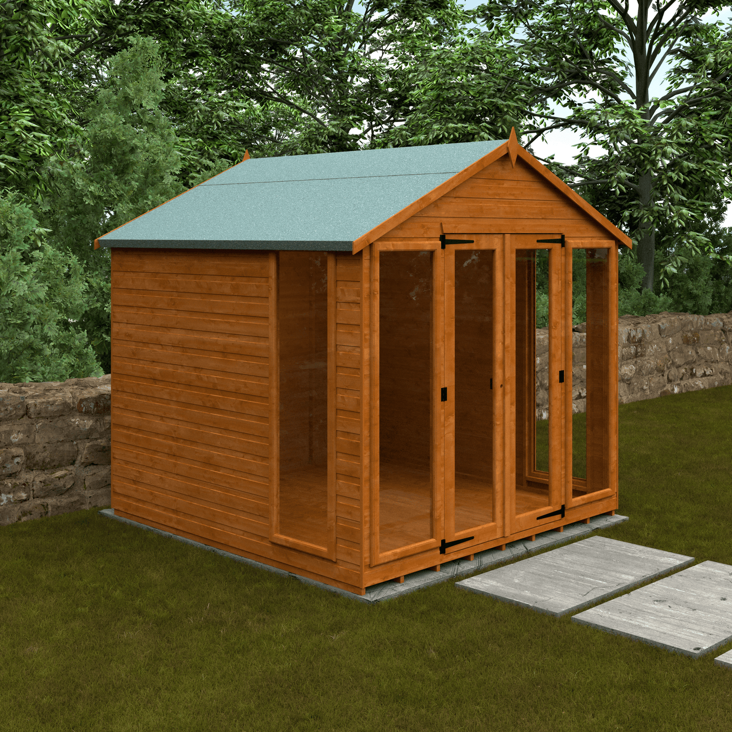 Wildlands 8 x 8 Tongue and Groove Shiplap Contemporary Summerhouse