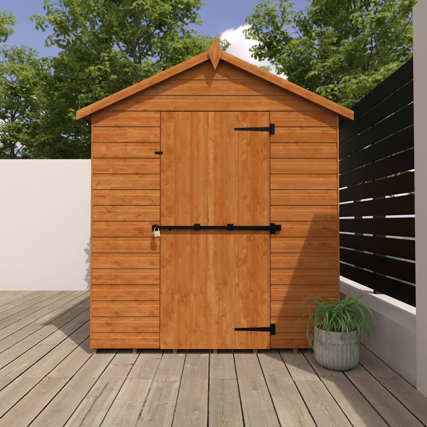 Wildlands 8x6 Security Apex Garden Shed