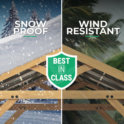 Yardistry 5.8ft x 8ft (1.7m x 2.4m) Meridian Grilling Pavilion Gazebo