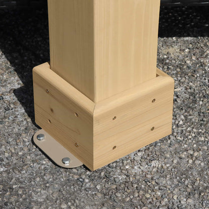 Yardistry Meridian 10ft x 12ft (3m x 3.7m) Wooden Gazebo