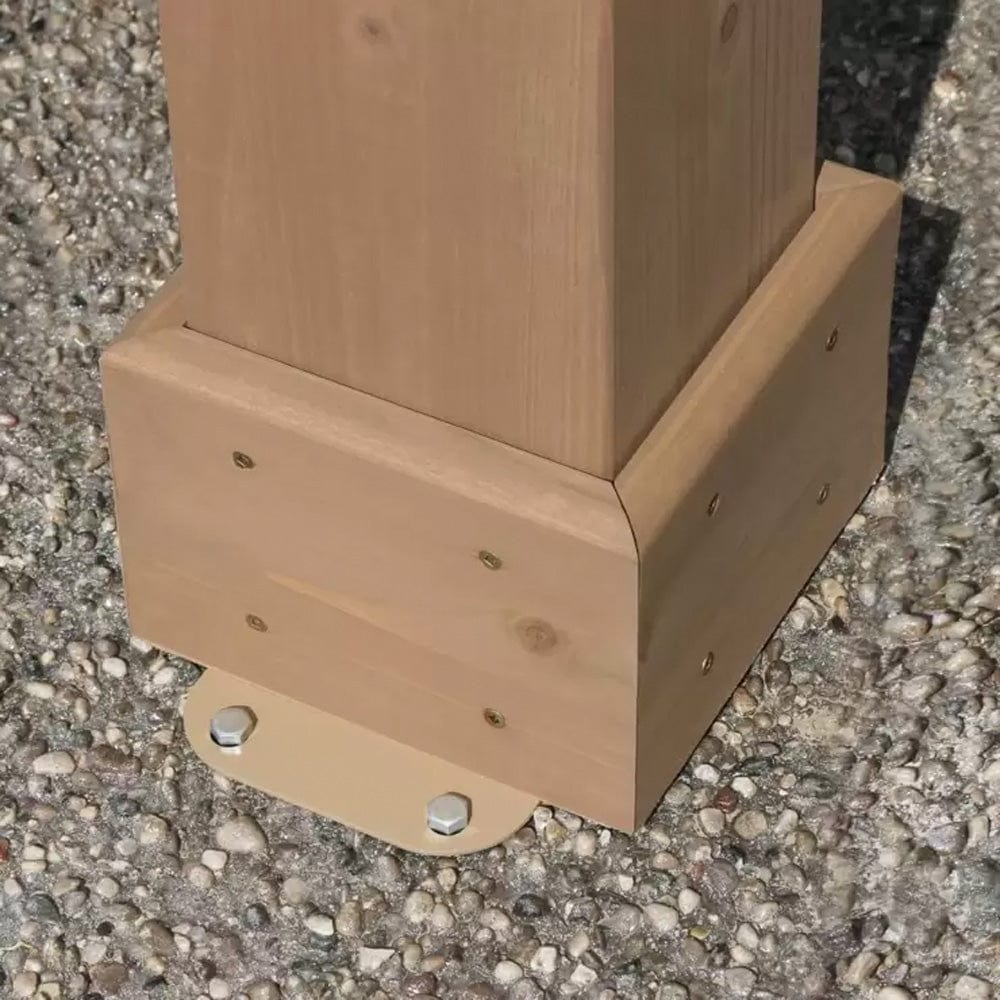 Yardistry 10ft x 10ft (3m x 3m) Meridian Gazebo with Double Privacy Wall