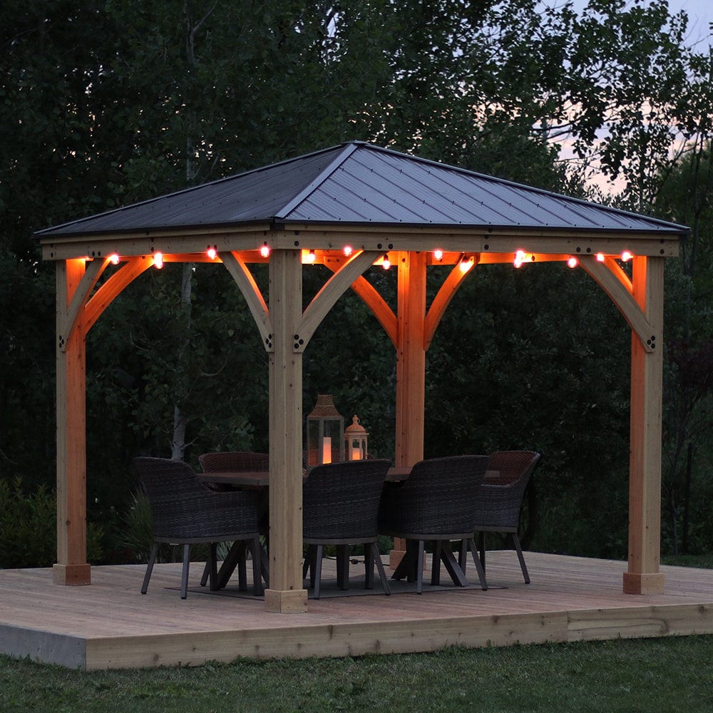 Yardistry 10ft x 10ft (3m x 3m) Meridian Gazebo