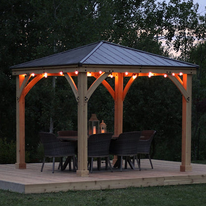 Yardistry 10ft x 10ft (3m x 3m) Meridian Gazebo