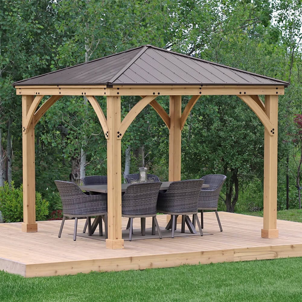 Yardistry 10ft x 10ft (3m x 3m) Meridian Gazebo