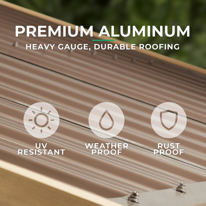 Yardistry 10ft x 10ft (3m x 3m) Meridian Pavilion Gazebo