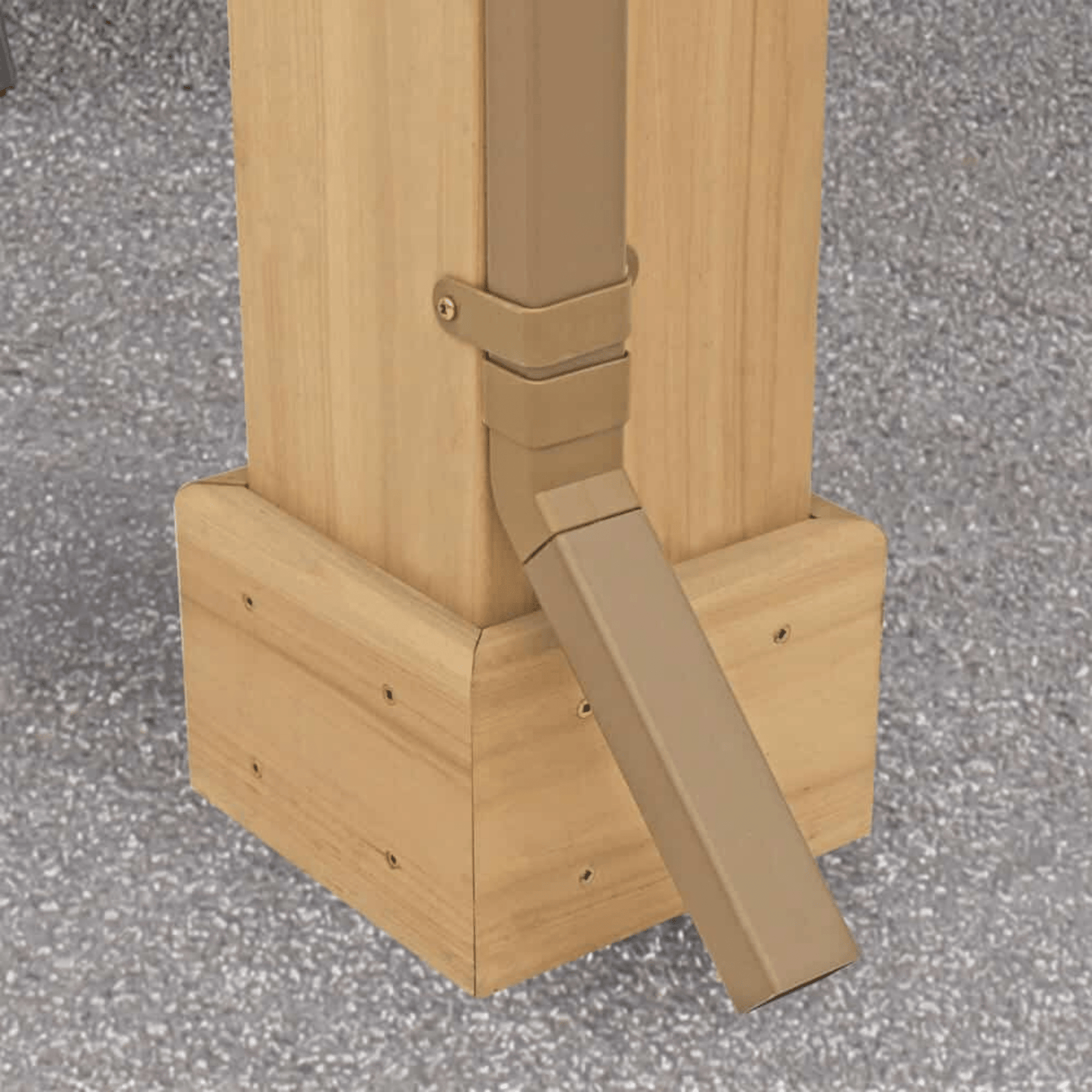 Yardistry Meridian Gazebo 12ft x 16ft (3.7m x 4.9m) with Rain Guttering