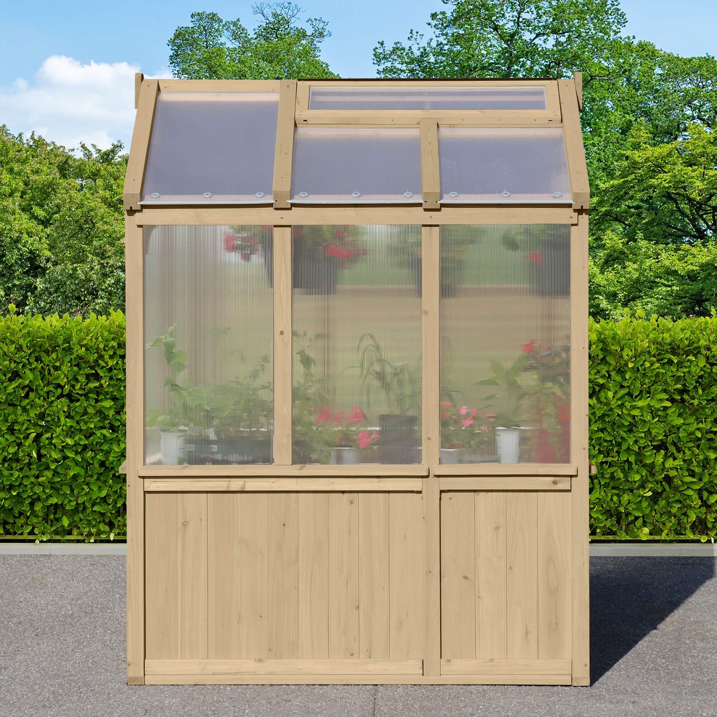Yardistry 6.7ft x 6ft (2.3m x 2m) Meridian Greenhouse