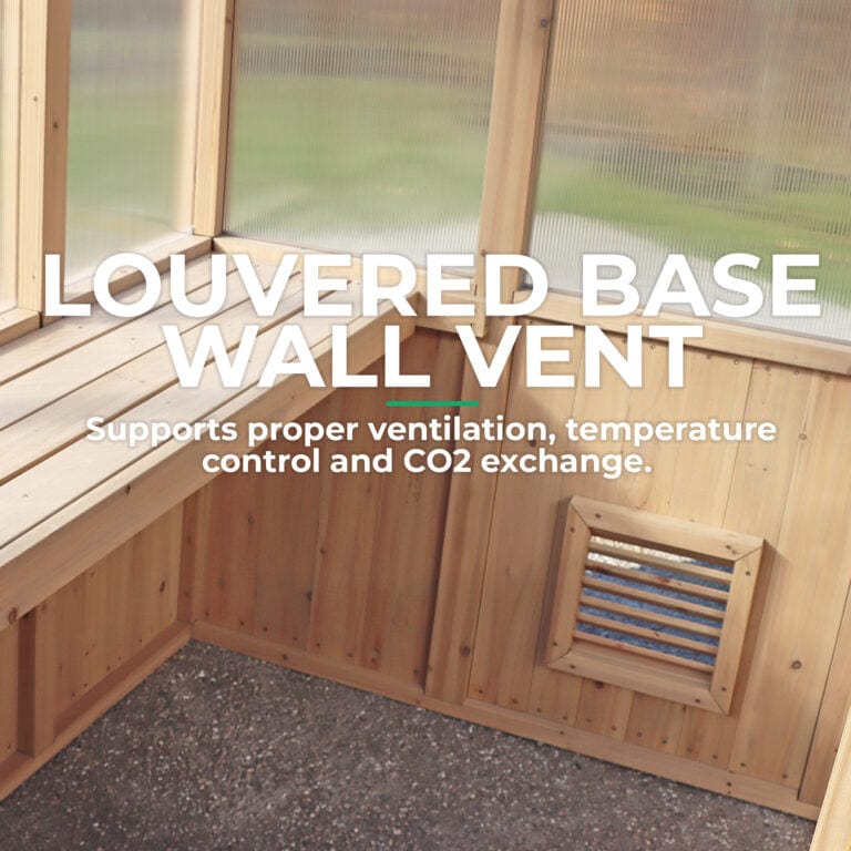 Yardistry 6.7ft x 6ft (2.3m x 2m) Meridian Greenhouse