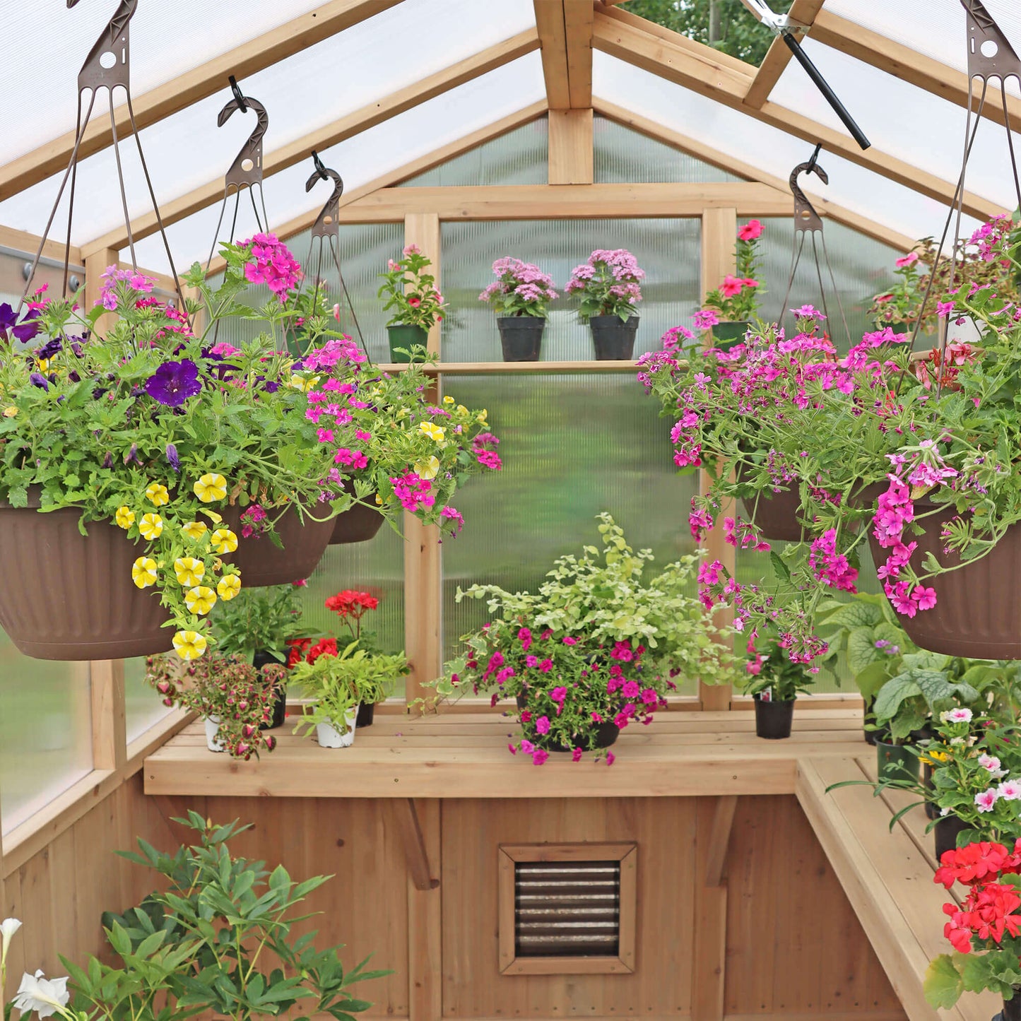 Yardistry 6.7ft x 7.8ft (2m x 2.4m) Meridian Greenhouse