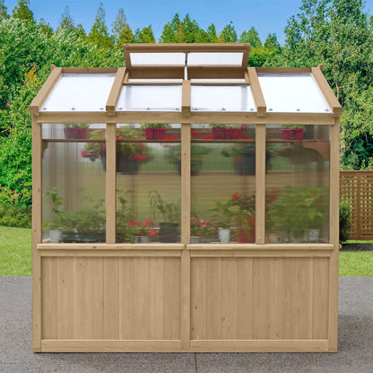 Yardistry 6.7ft x 7.8ft (2m x 2.4m) Meridian Greenhouse