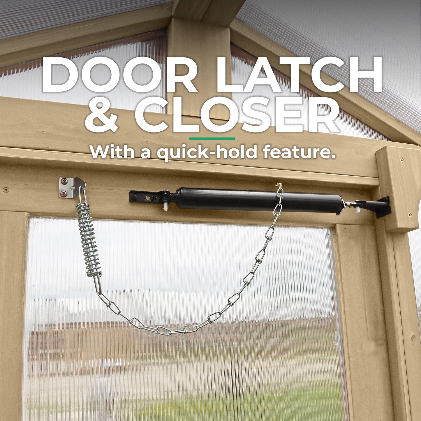 Yardistry  6.7ft x 9.7ft (2.3m x 2.9m) Meridian Greenhouse