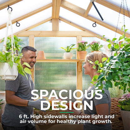 Yardistry  6.7ft x 9.7ft (2.3m x 2.9m) Meridian Greenhouse