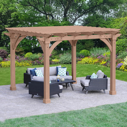 Yardistry 12ft x 12ft (3.7m x 3.7m) Meridian Pergola